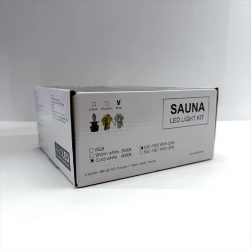 LED Zvaigžņotā debess komplekts, saunām, bērnu istabām, vanas istabām, 12 gaismekļi, 6000K, IP54, 35°, sudraba korpuss