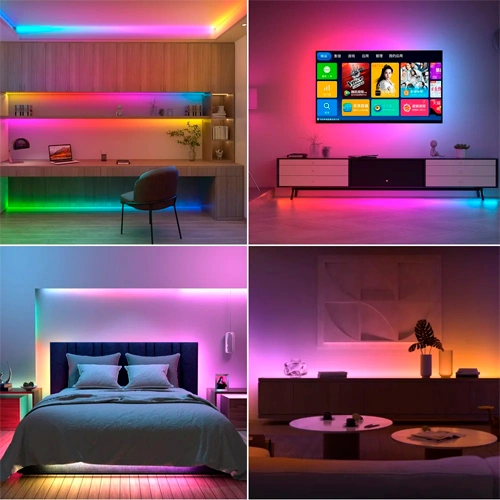 LED лента COB, RGB, IP66, 24V, 14W/m, 742Lm/m