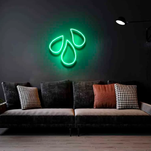 LED Neona lente 12V, zaļa, IP67, 5m, 6x12mm, NEON FLEX