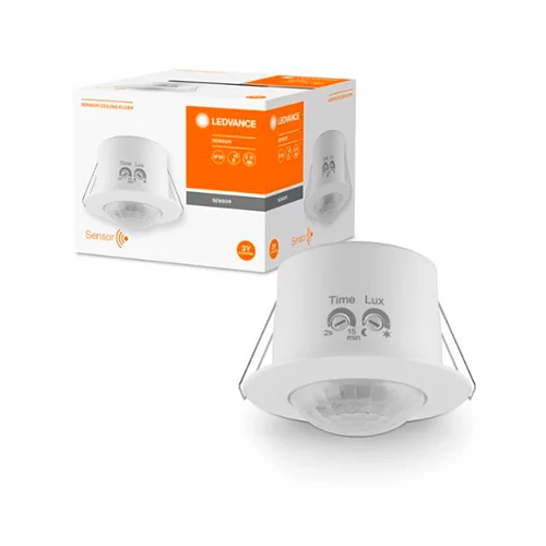 Инфракрасный PIR датчик движения 360°, 6м, IP20