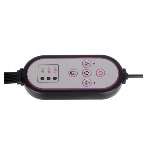 LED Fito gaismeklis augiem un stādiem ar pulti, 14W, IP54, 4x20 LED