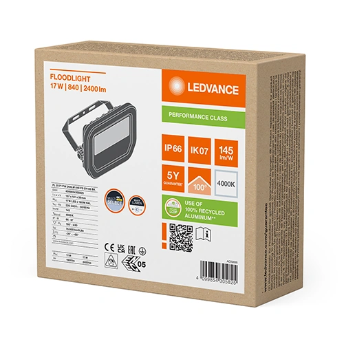 Уличный LED прожектор 17W/11W, 4000K, IP66, 2400/1600Lm, FLOODLIGHT 20