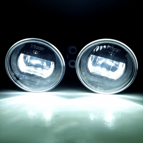 LED Противотуманные и дневные ходовые огни ДХО DUOLIGHT DL27, 2x8W, 6000K, 9-32V