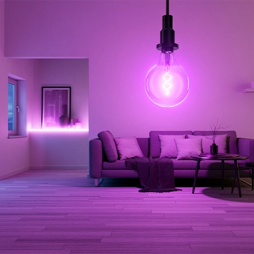 Viedā neona LED lente 5m, 4W/m, RGBTW, IP44