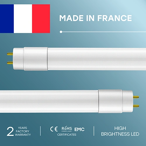 LED spuldzes (100 gab.) T8, 18W, 120cm, 1600lm, 6000K, elektrības pieslēgums no divām pusēm!