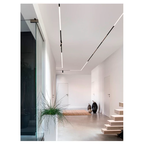 LED Magnētiskais lineārais sliežu gaismeklis 12W, 4000K, 300 mm, 48V