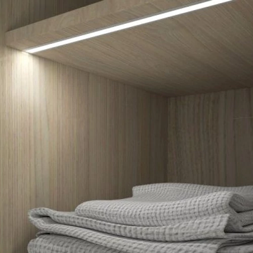 Anodēts alumīnija profils 1-2 LED lentes rindām HB-30.3X9.8W