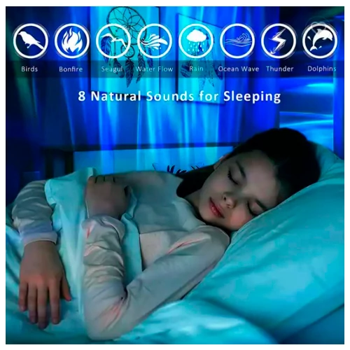 Viedais projektors ar skaļruni mājām - zvaigžņoto debesu, galaktikas, kosmosa projekcija