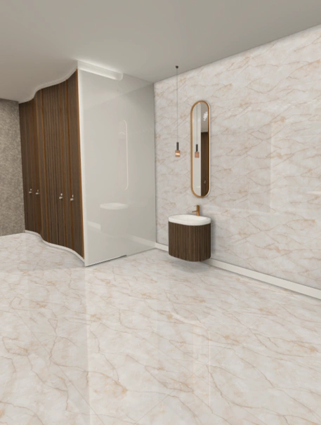 Glancētas flīzes ONYX IVORY, 60x120 cm, VE