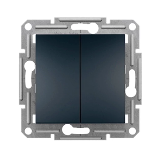 Divvirziena divu taustiņu slēdzis, pārslēdzis ASFORA, 1 pola