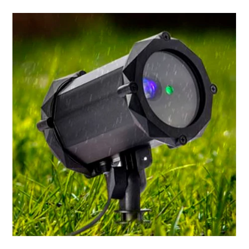 Ūdensizturīgs lāzerprojektors ar skaļruņi un pulti dārzam - jāņtārpiņu un ziemeļblāzmas projekcija