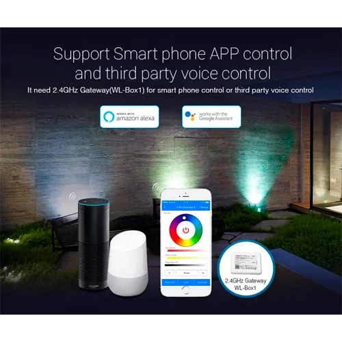 LED Smart garden and facade light 6W, RGB+CCT, IP66