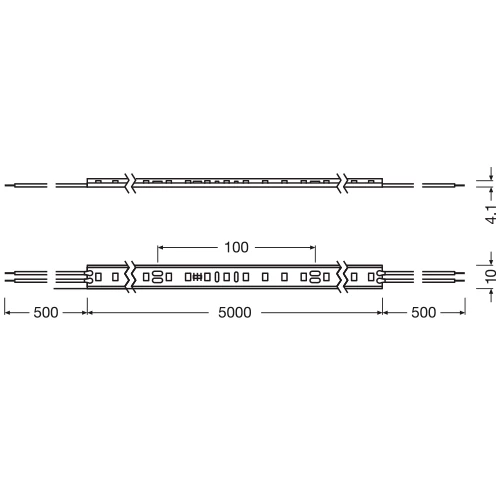 LED лента 5м 4000K IP66 5W