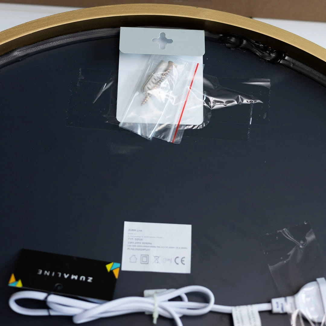 Mirror with LED lighting Ø 60 cm, 24W, 3CCT