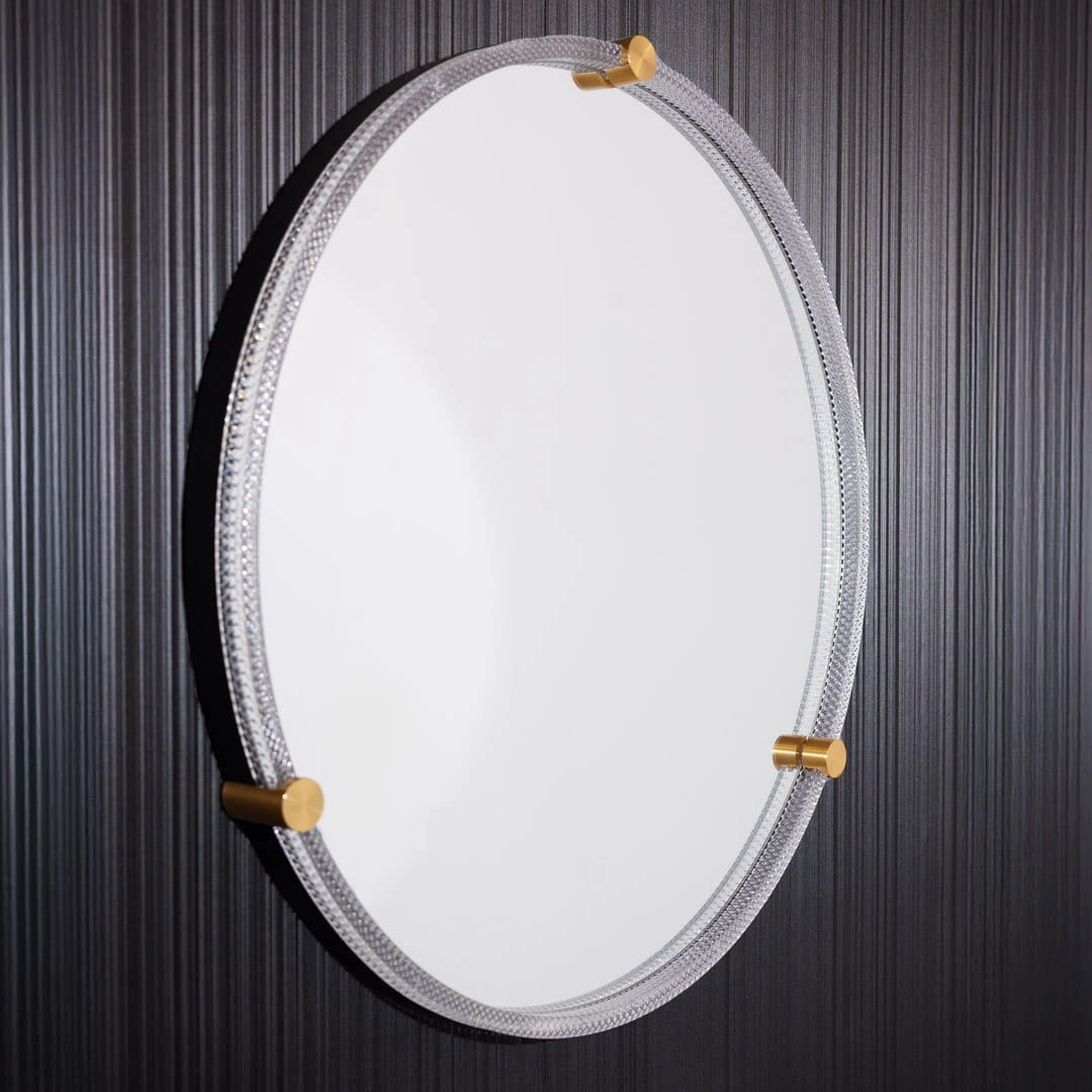 Mirror with LED lighting Ø 60 cm, 24W, 3CCT