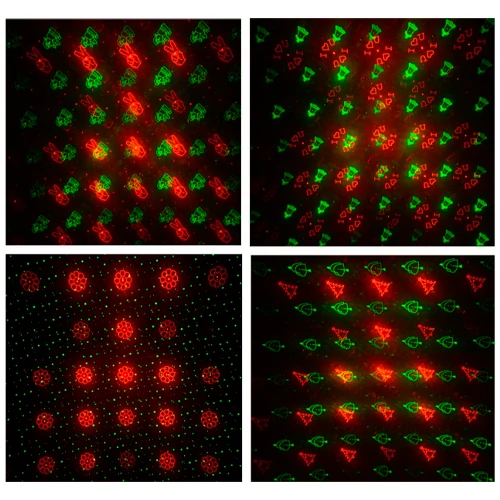 Ūdensizturīgs lāzerprojektors dārzam un mājai - 12 dažādu rakstu projekcija