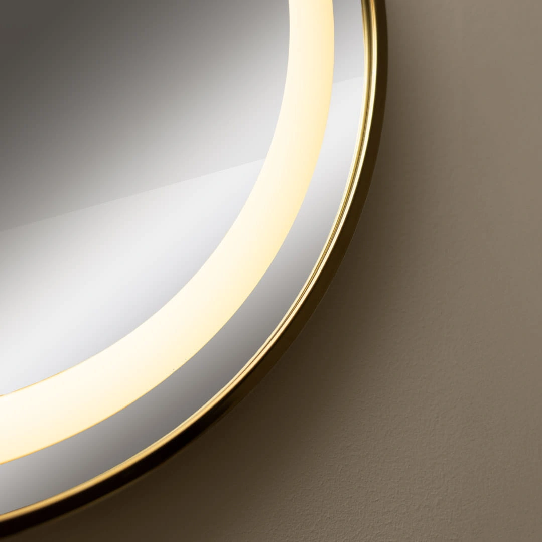 Mirror with LED lighting Ø 60 cm, 24W, 3CCT