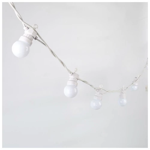 LED āra dārza 100m virtene dārzam un terasēm E27 spuldzēm