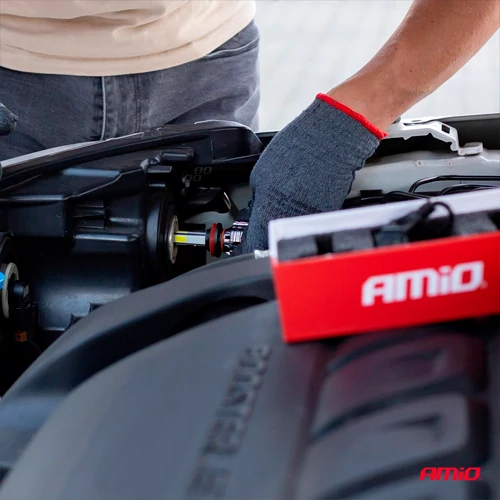 LED spuldzes H7, 38W, 6500K, 12-24V, COB sērija