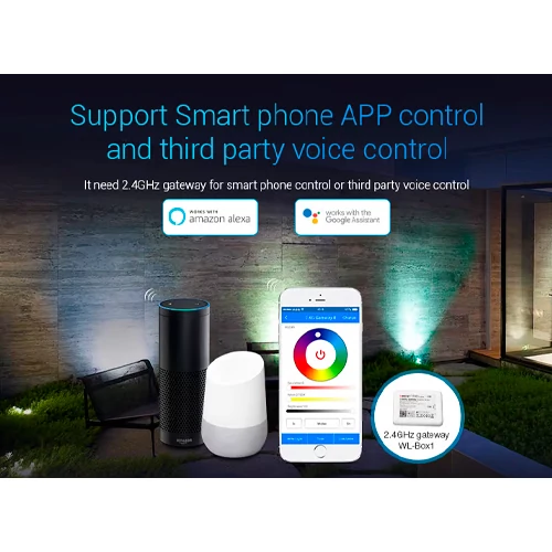 LED Smart garden and facade light 25W, RGB+CCT, IP66