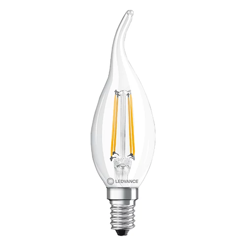LED spuldze E14, C35, 4W, 470lm, 2700K