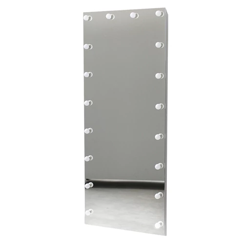 Зеркало с LED лампочками 180 x 80 cm, 4000K - нейтральный белый, 20xE14