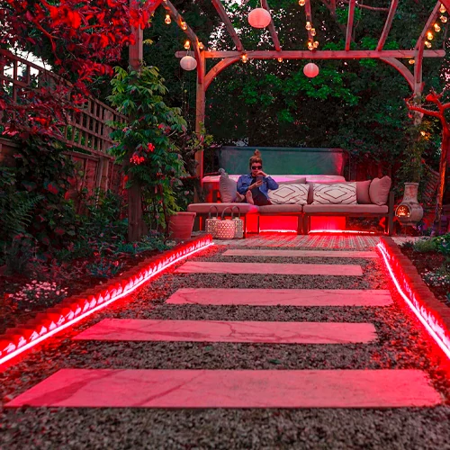 LED Mitrumizturīga lente sarkana, IP68, 12V, 12W, SMD5050