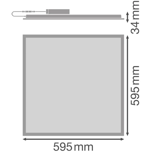 LED Panelis 60x60 cm PANEL COMPACT 600