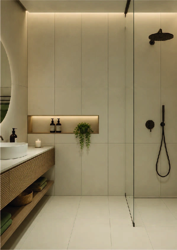 Matētas flīzes LIMESTONE CREMA, 60x120cm, PR