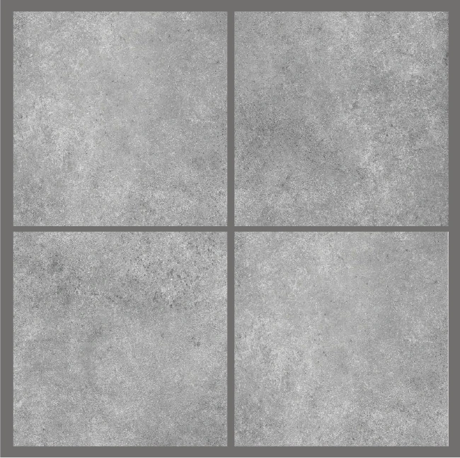 Matētas flīzes CEMENTO RUSTICO GRIS, 60x60 cm, DG